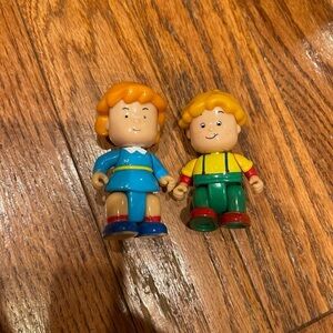 PBS Caillou Rosie & Leo Figures 2.75” Toys Posable 2009